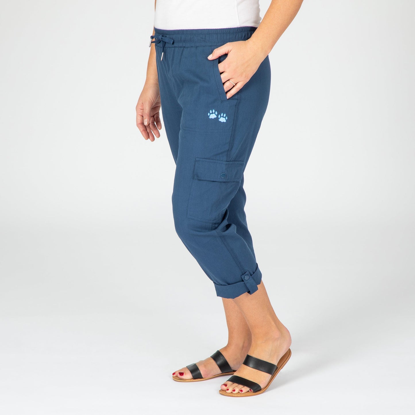 Paw Print Convertible Pants