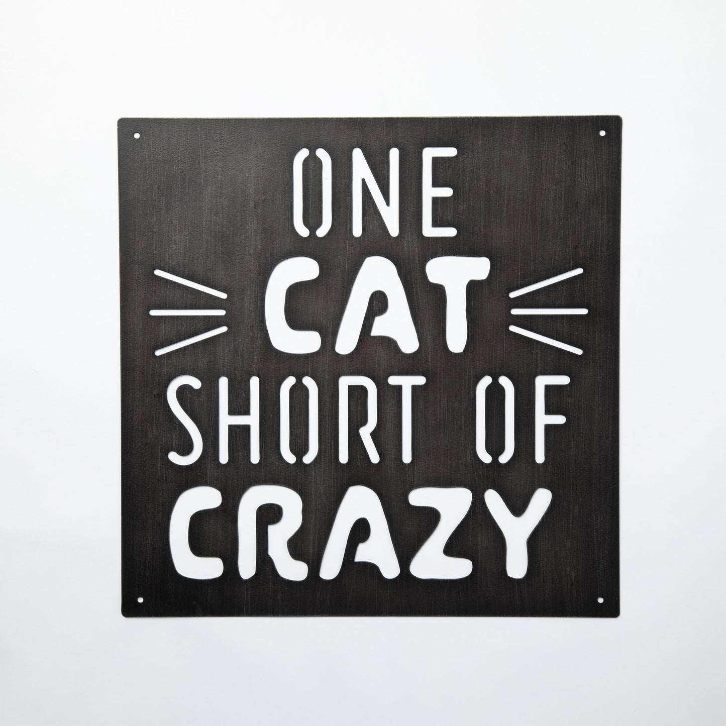 Cat Lover Outdoor Wall Decor Sign