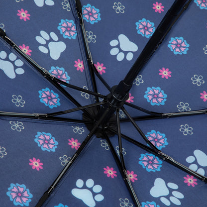 Rainy Day Paw Print Umbrella