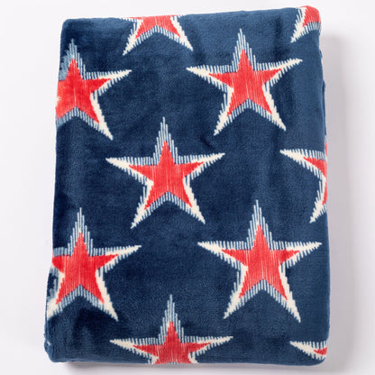 Red, White & Blue Stars Throw Blanket