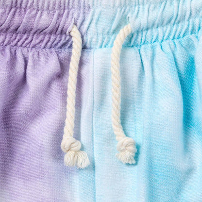 Paw Print Tie-Dye Terry Shorts