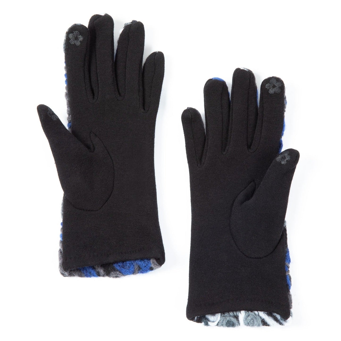 Threaded Swirls Touch Screen Gloves