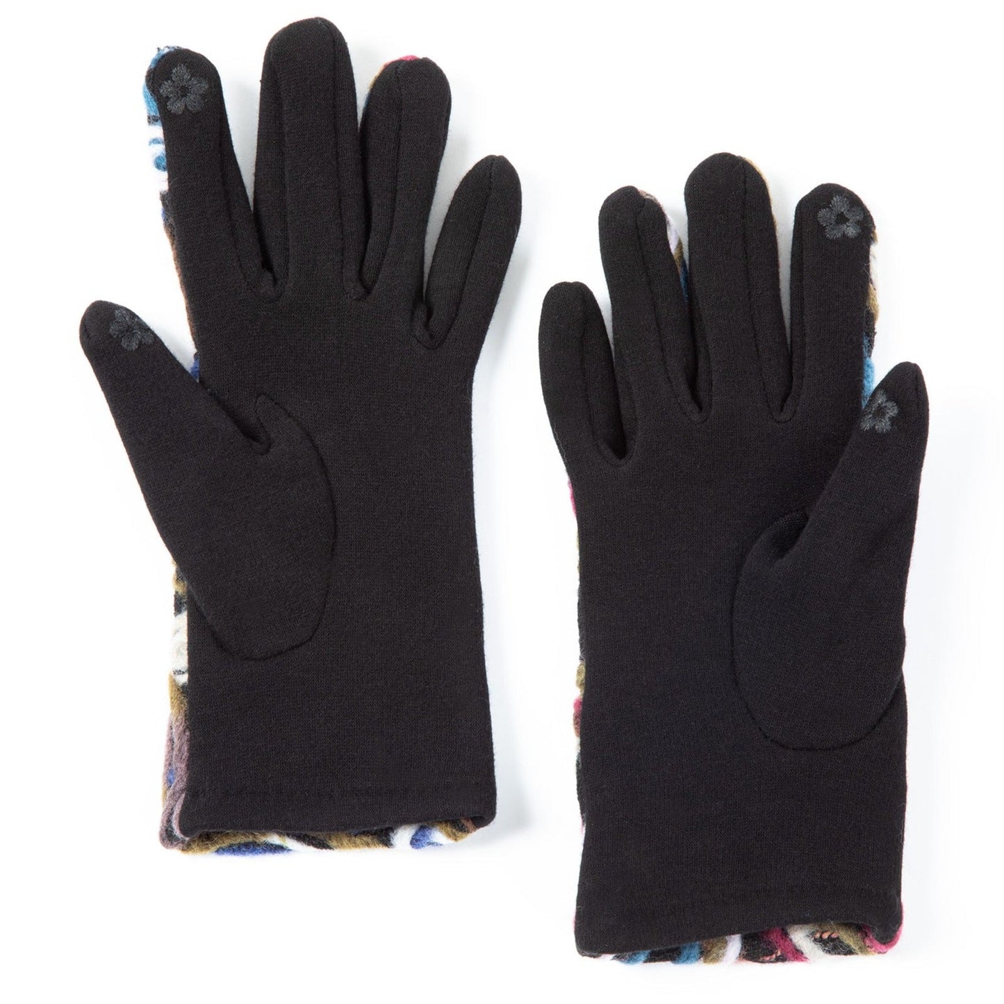 Threaded Swirls Touch Screen Gloves