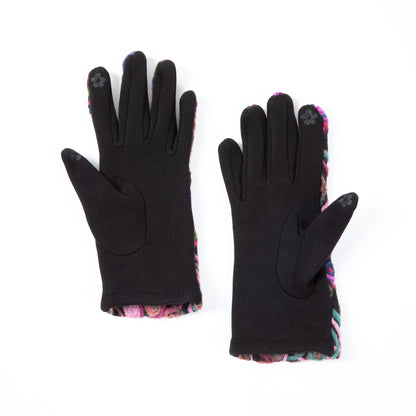 Threaded Swirls Touch Screen Gloves