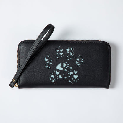 Pawfect Heart Cut-Out Wallet Wristlet