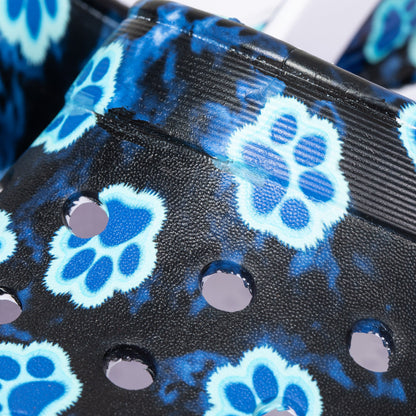 Super Comfy Paw Print Clogs