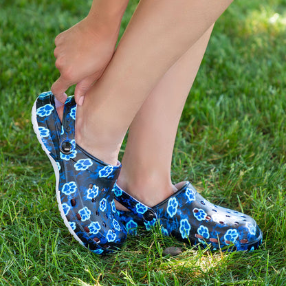 Super Comfy Paw Print Clogs