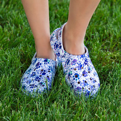 Super Comfy Paw Print Clogs