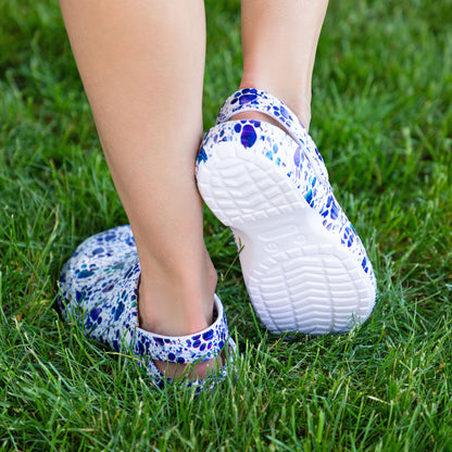 Super Comfy Paw Print Clogs