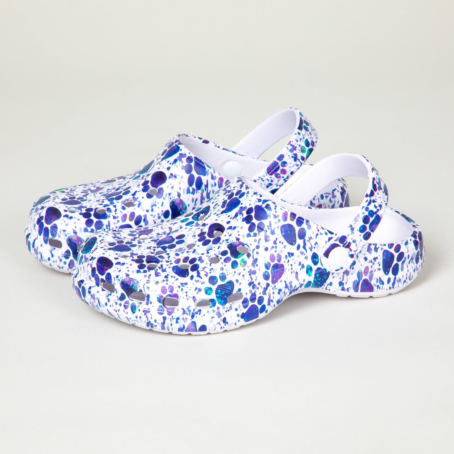 Super Comfy Paw Print Clogs