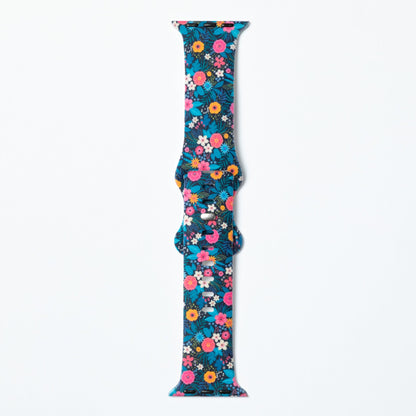 Patterned Silicone Apple Watch Band 38mm/40mm/41mm 42mm/44mm