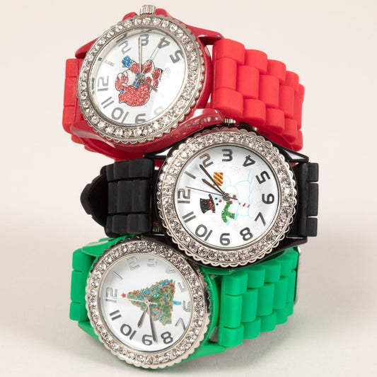 Tis The Season Silicone Watch