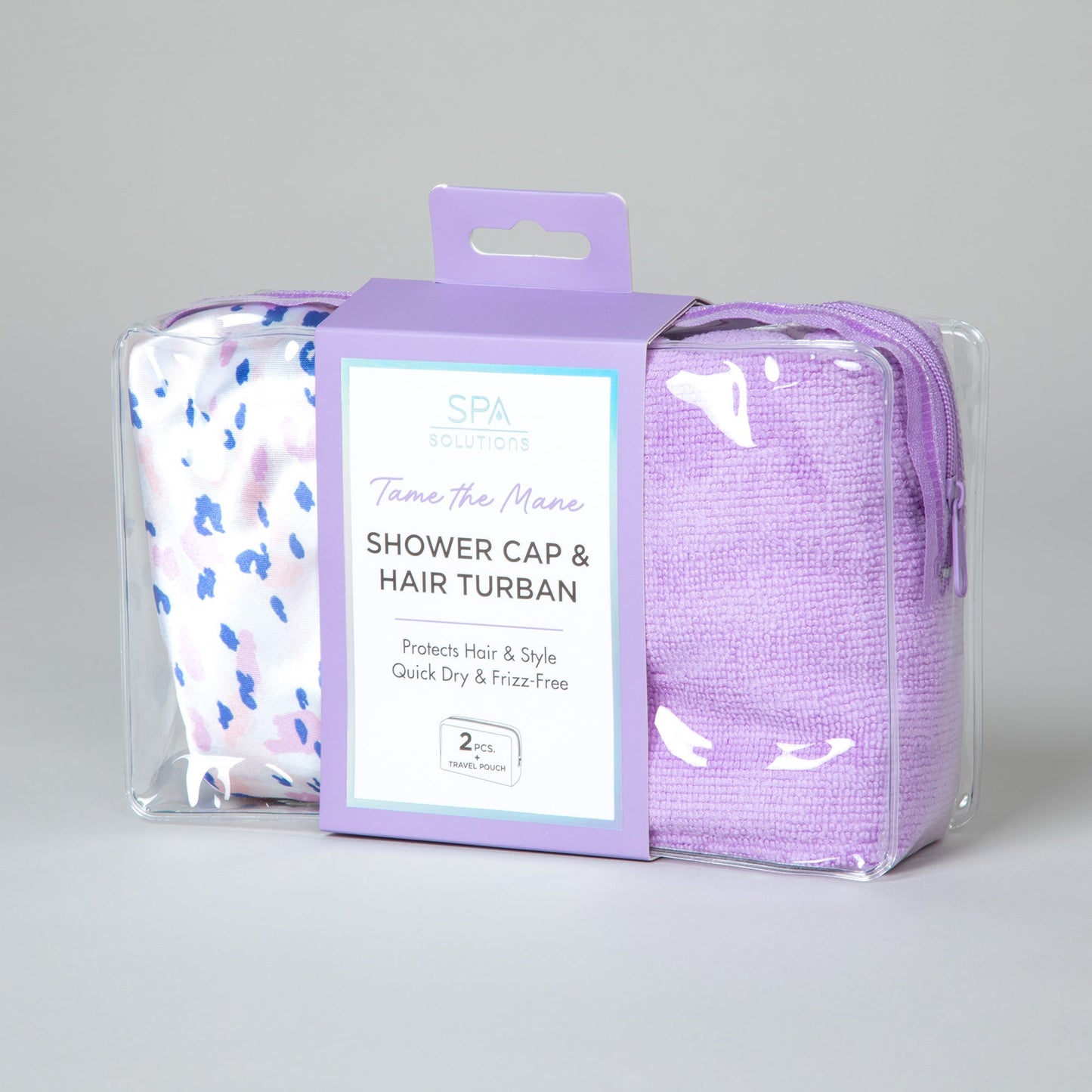 Cala&reg; Shower Cap & Hair Turban Set