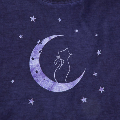 Pet & Moon Acid Wash Tee