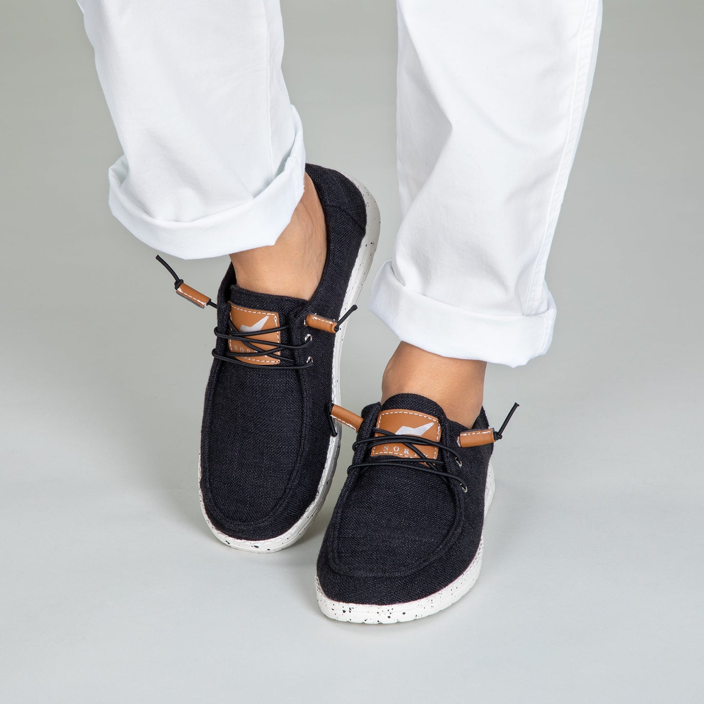 Low Top Slip On Boat Loafers