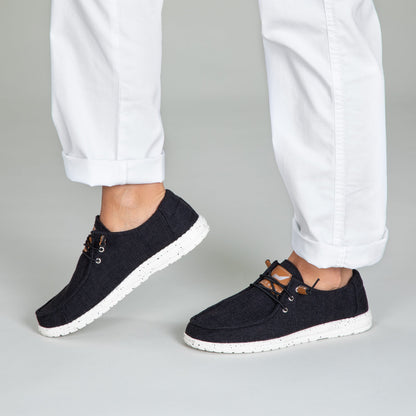 Low Top Slip On Boat Loafers