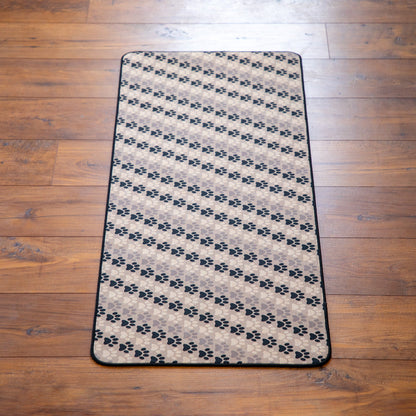 Diagonal Paws Floor Runner