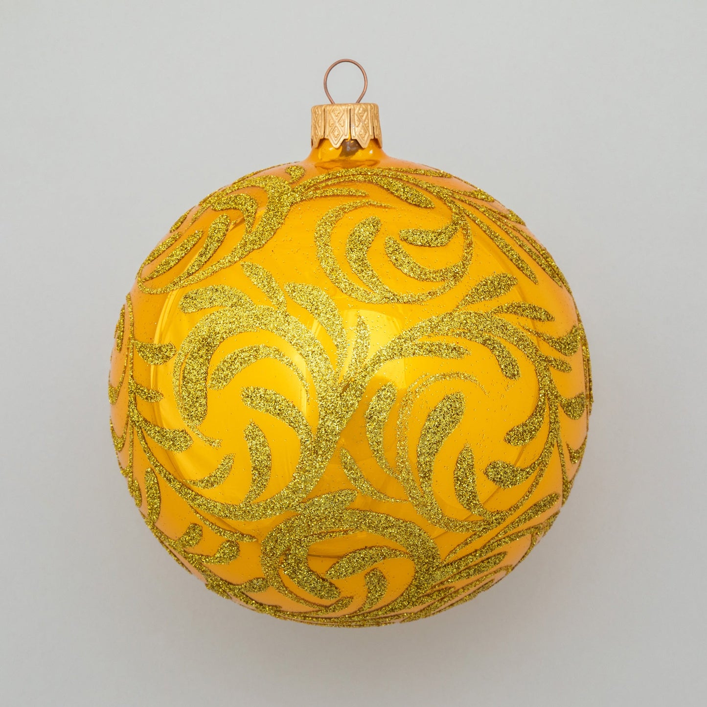 Ukrainian Handmade Christmas Glass Ornament