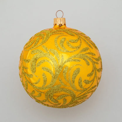 Ukrainian Handmade Christmas Glass Ornament