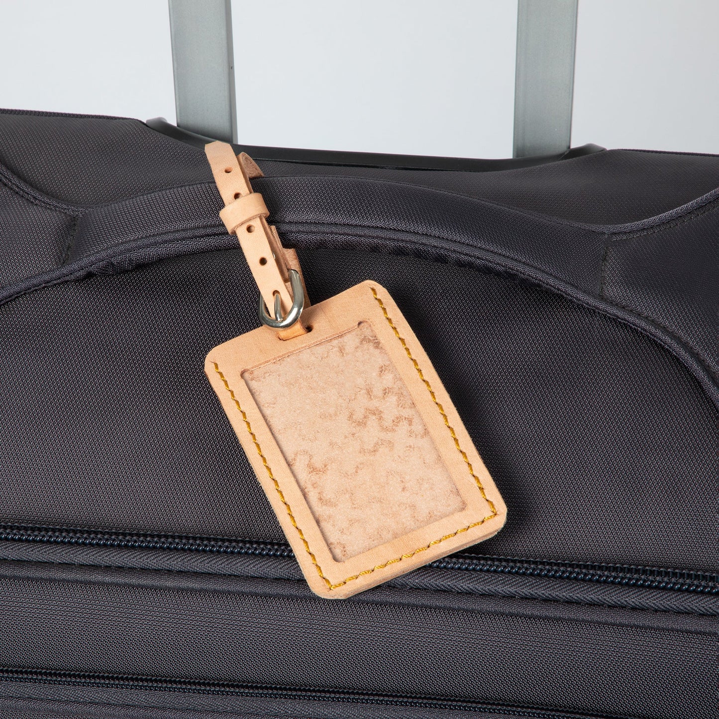 Iraqi Leather Luggage Tag