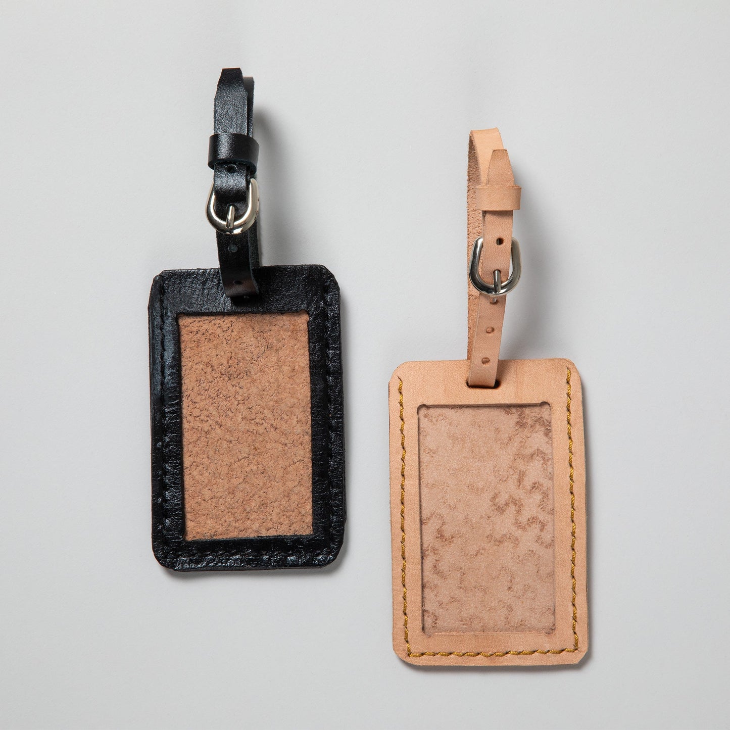 Iraqi Leather Luggage Tag