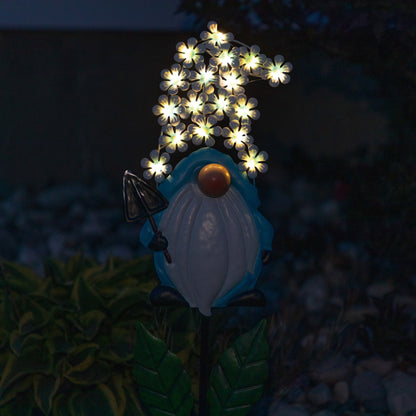 Solar Flowers Gnome Stake