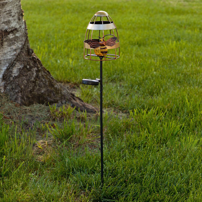 Beehive Solar Garden Stake