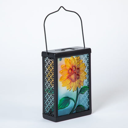 Paw Print Sunflower Solar Garden Lamp