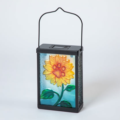 Paw Print Sunflower Solar Garden Lamp