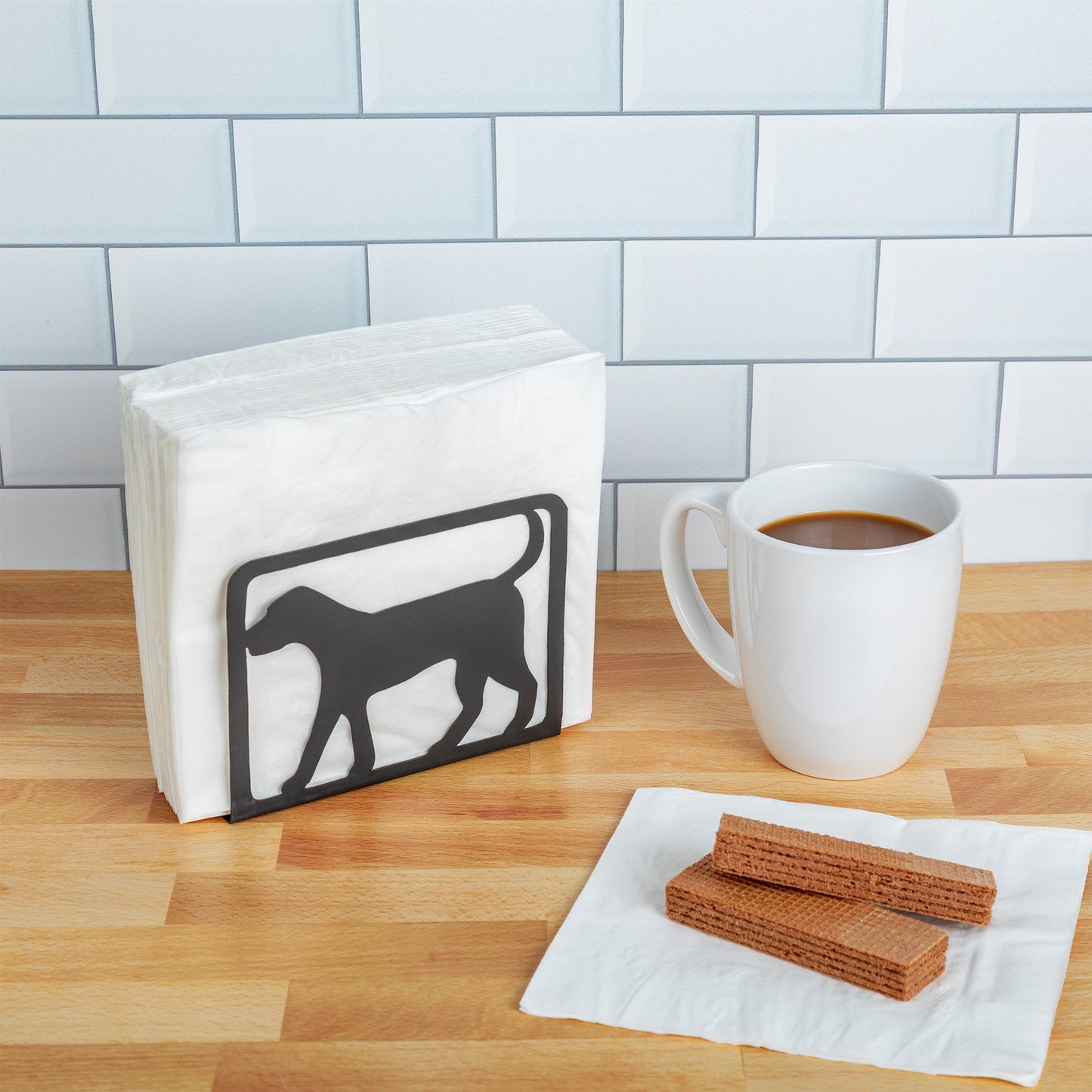 Black Dog Handmade Napkin Holder