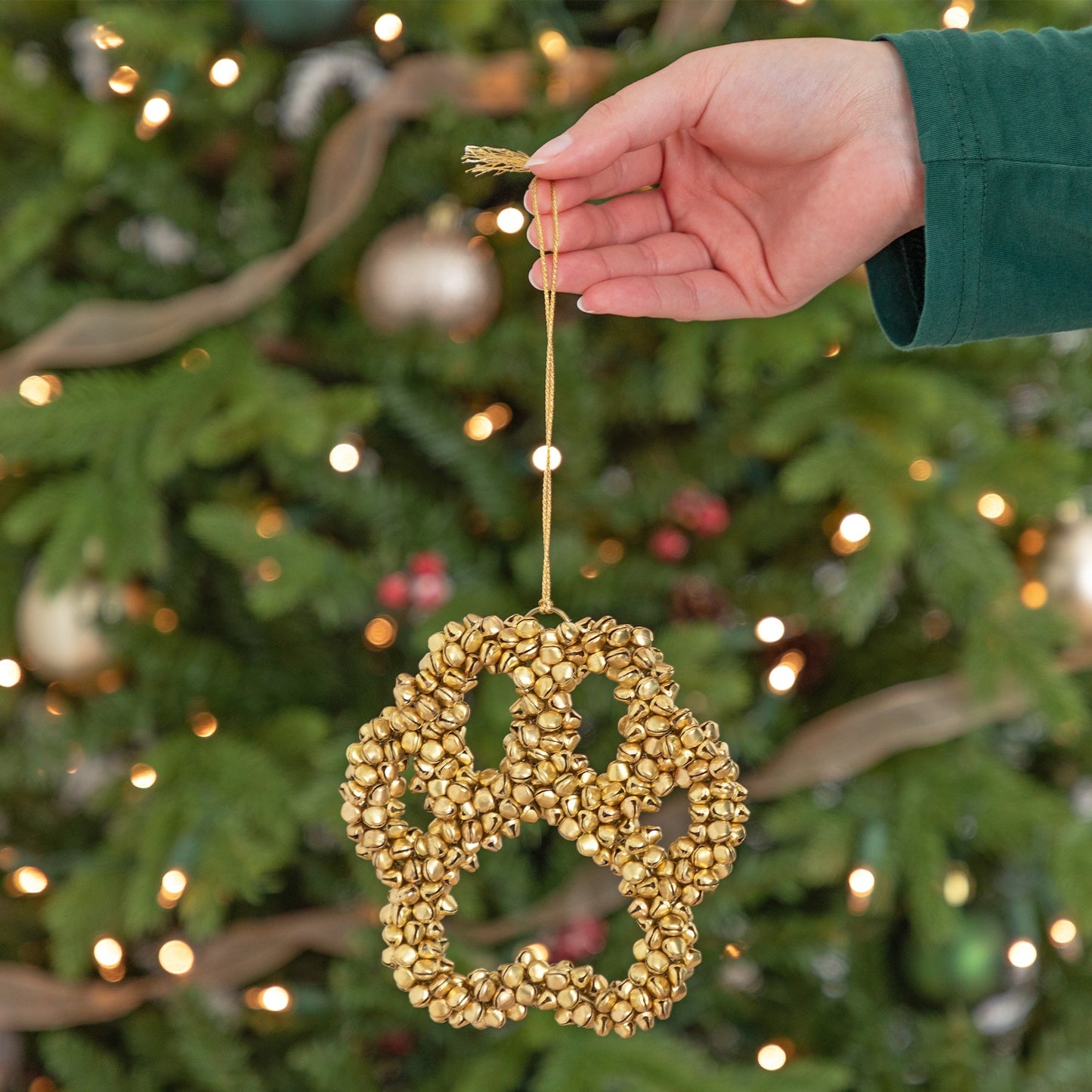 Jingle Bells Paw Print Ornament