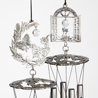 Animal Love Pewter Chimes