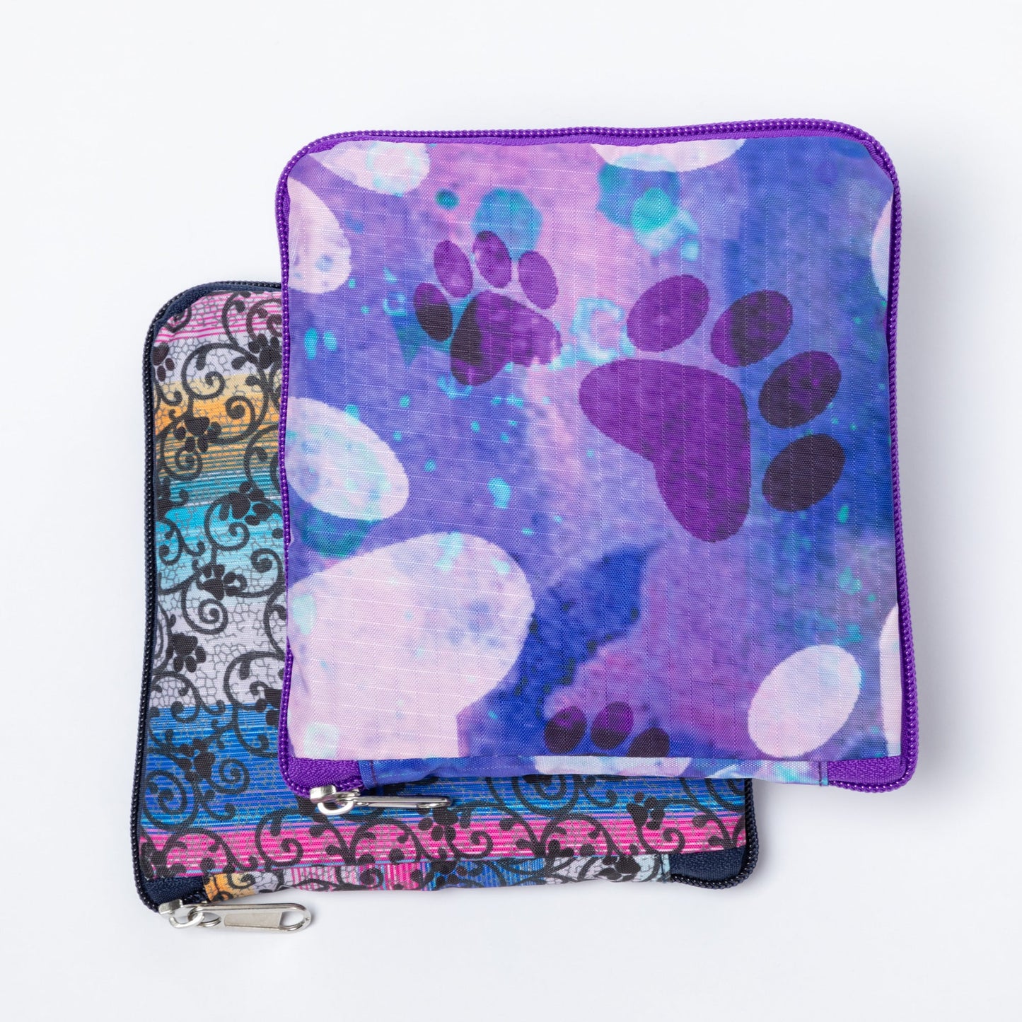 Extra Large Foldable Paw Print Tote Bag