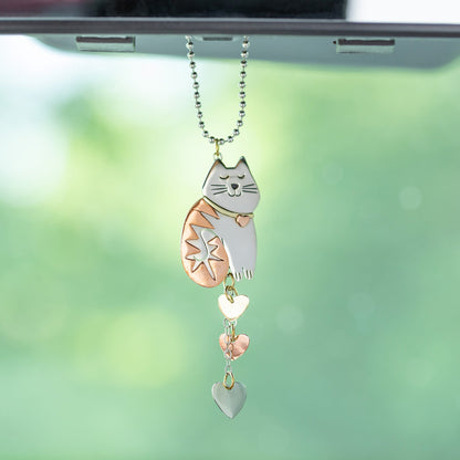 Pet Parent Mixed Metal Car Charm