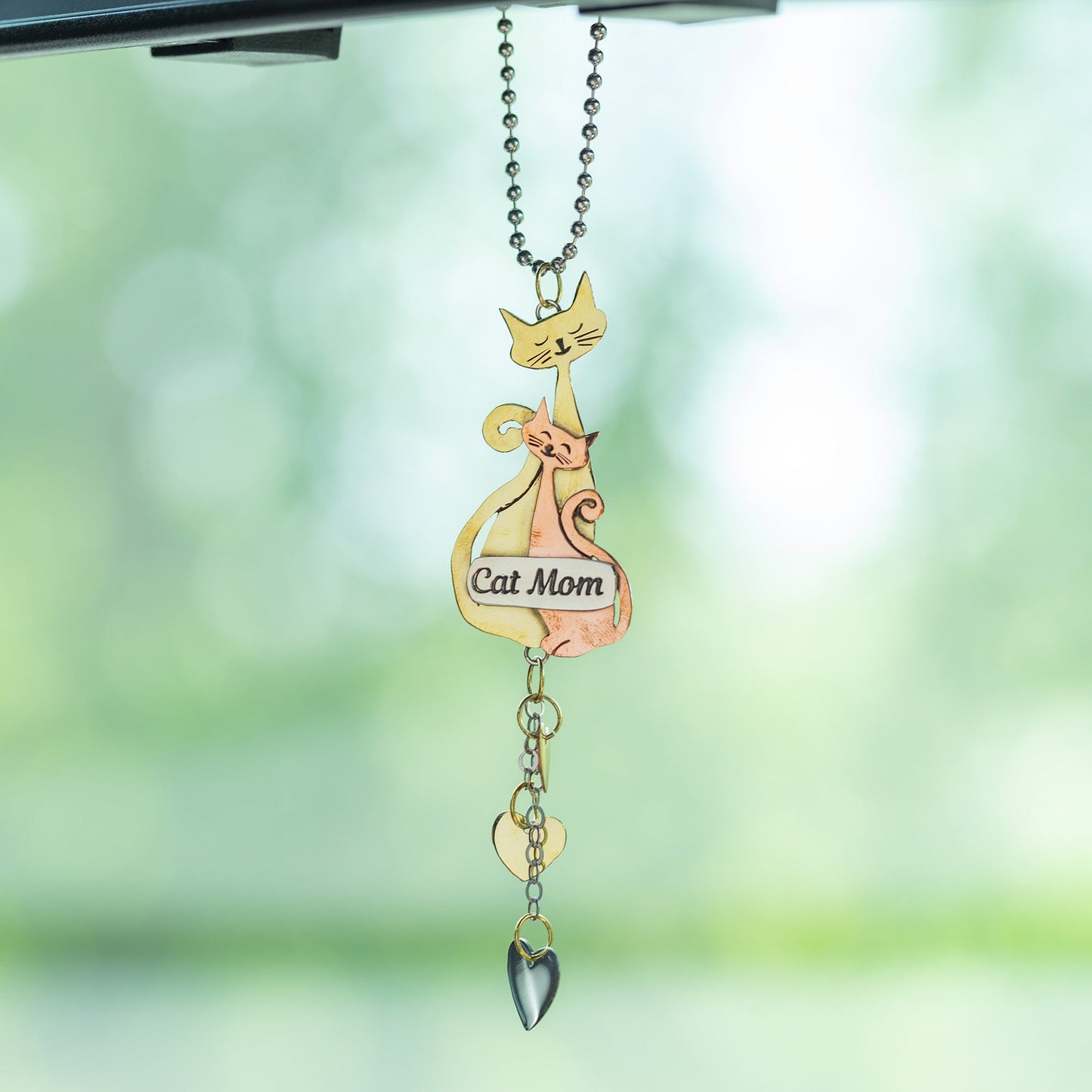 Pet Parent Mixed Metal Car Charm