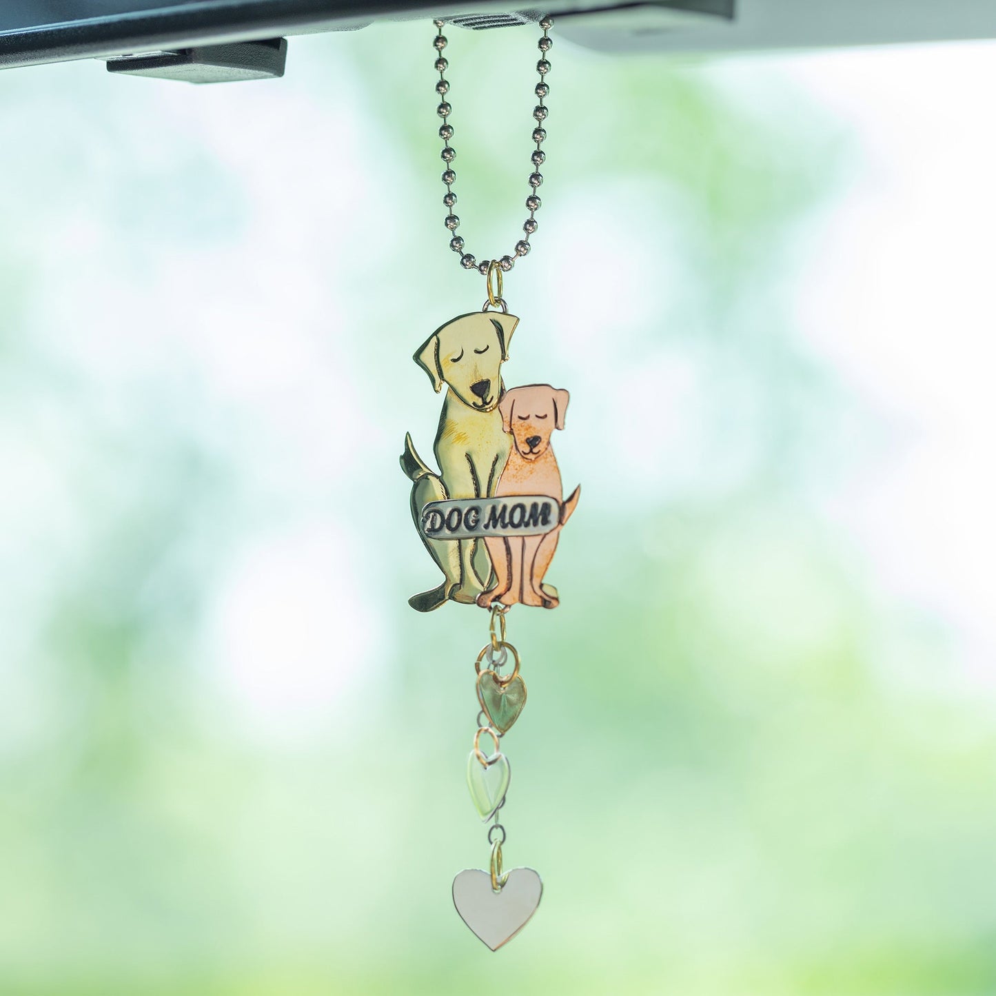 Pet Parent Mixed Metal Car Charm