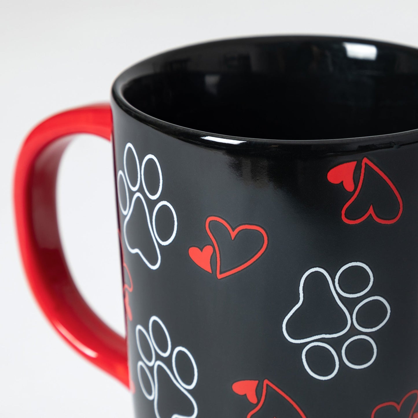 Paws & Prints Tall Ceramic Mug