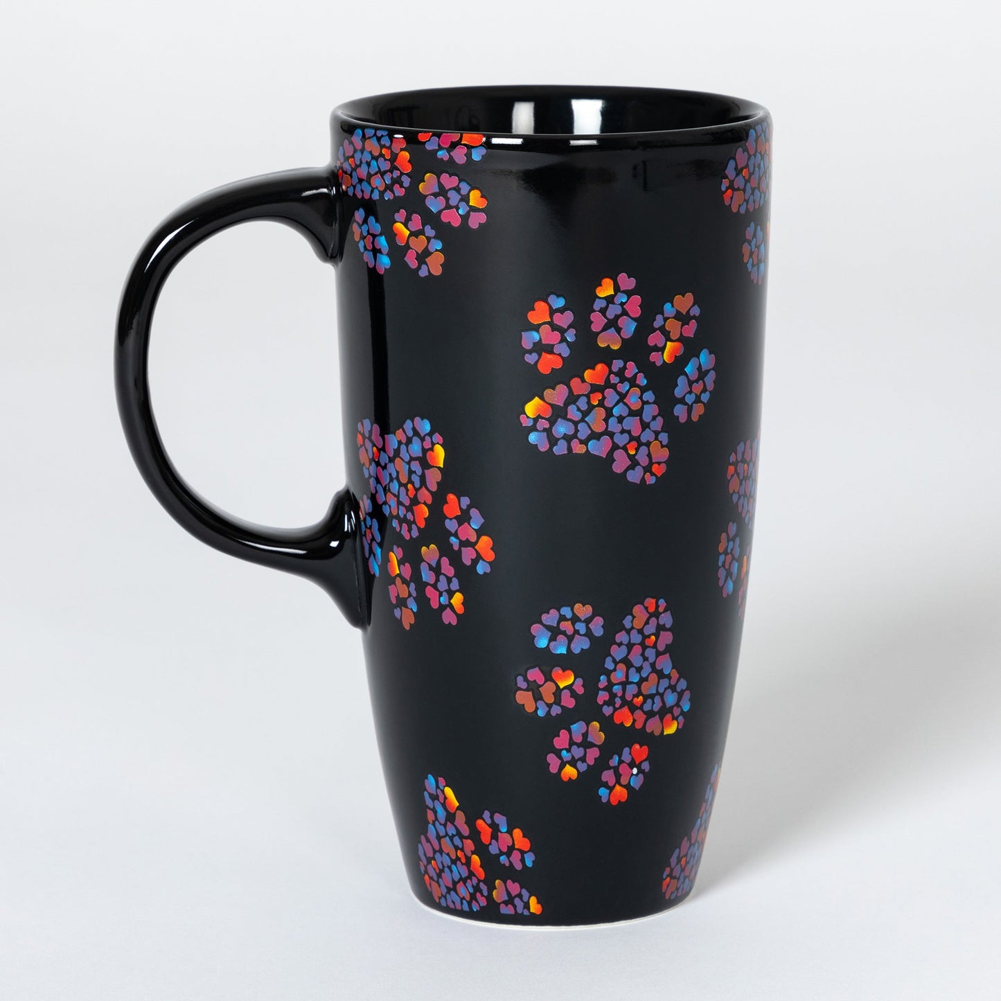 Paws & Prints Tall Ceramic Mug