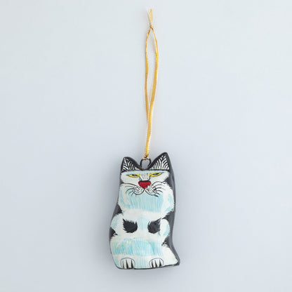 Hand Painted Cat Ornament