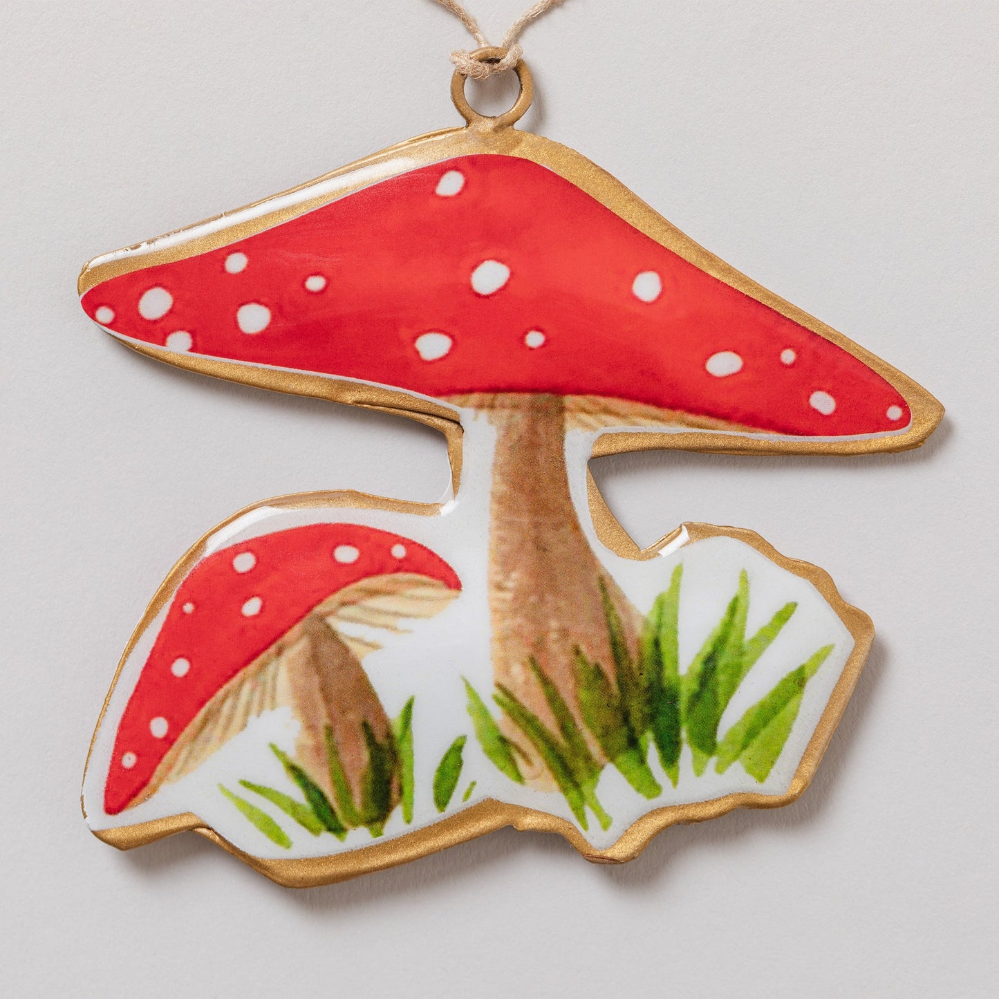 Love for Mushrooms Metal Ornament