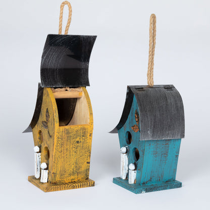 Rustic Artful Birdhouse