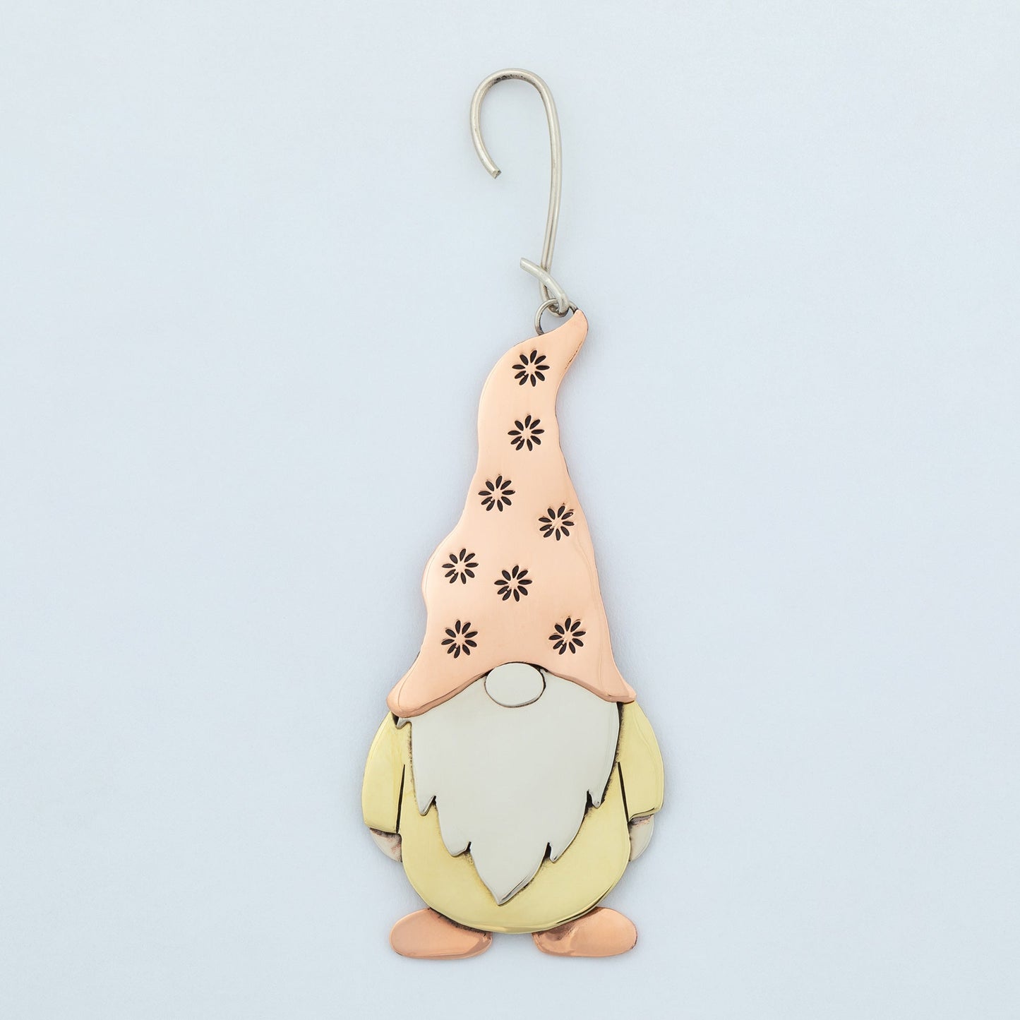 Cute Gnome Mixed Metal Ornament