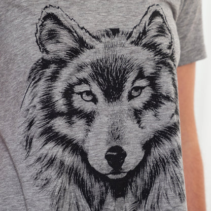 Gray Wolf Short Sleeve Tee