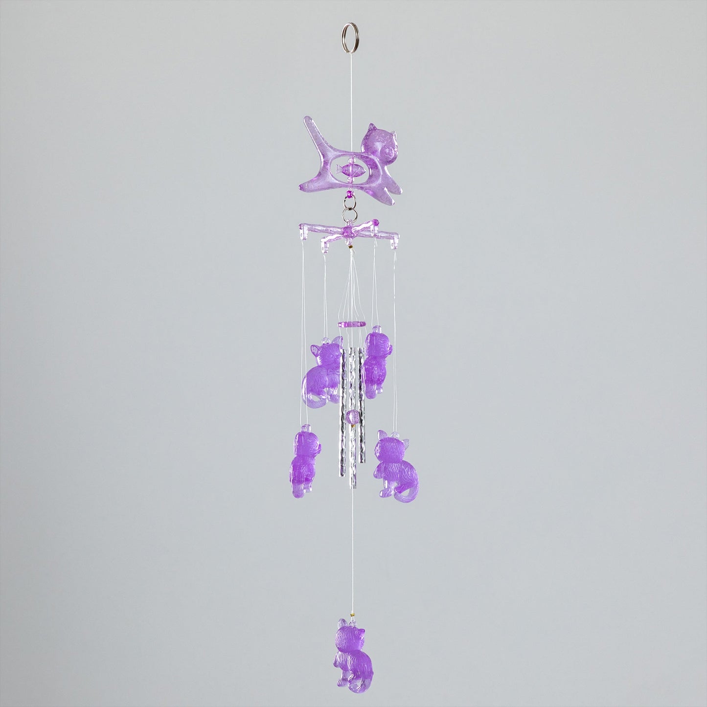 Glow in the Dark 3D Cat Wind Chime