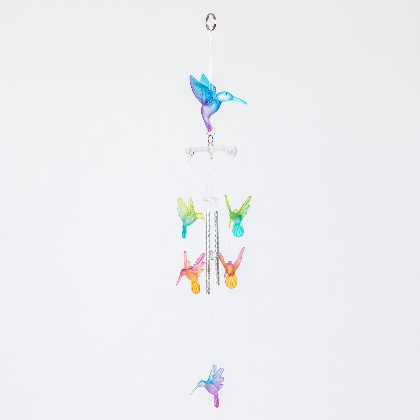 Rainbow of Hummingbirds Wind Chime