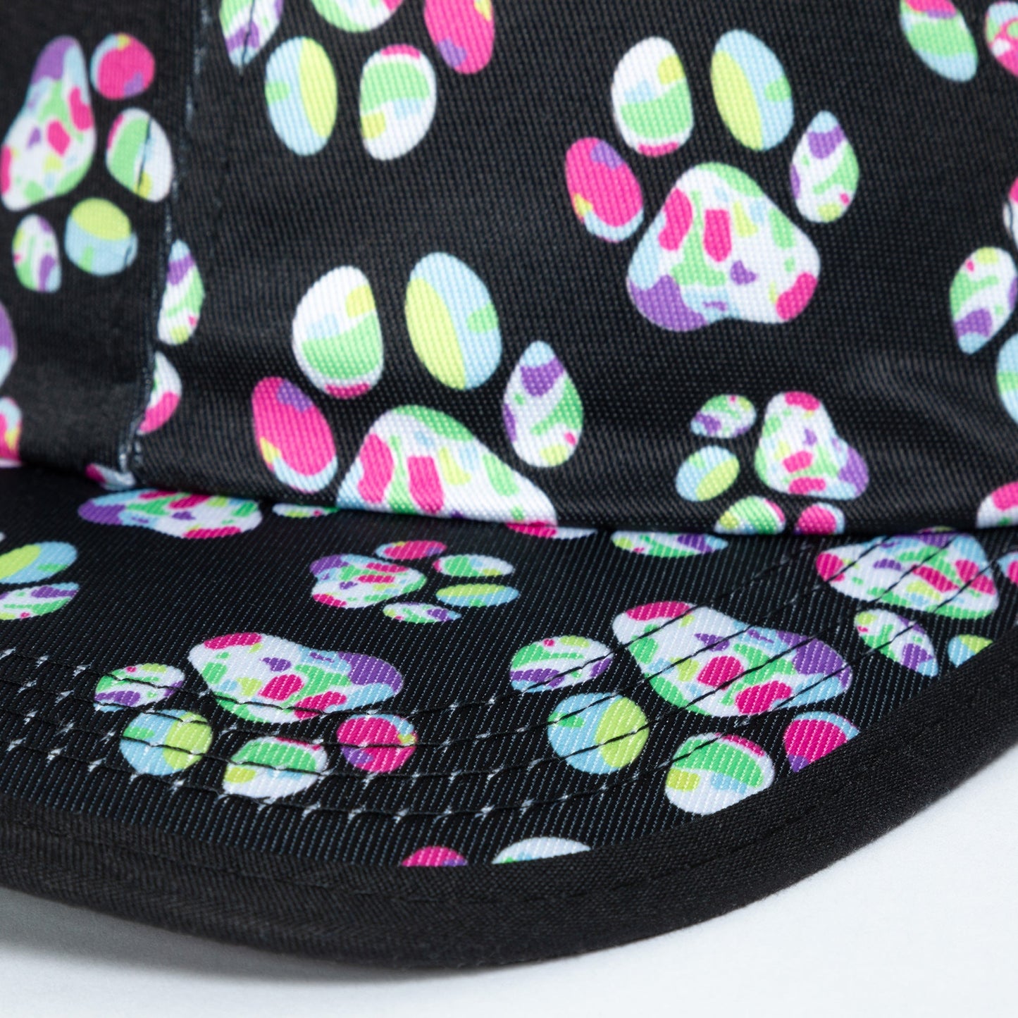 Colorful Paw Prints Baseball Hat