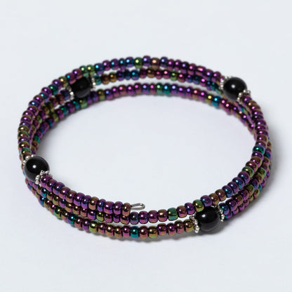 Hand Beaded Wrap Around Bracelet