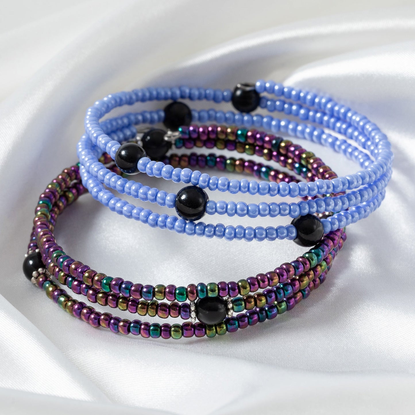 Hand Beaded Wrap Around Bracelet