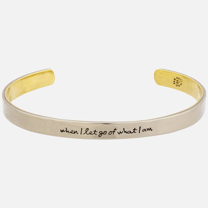 When I Let Go... Mixed Metals Cuff Bracelet