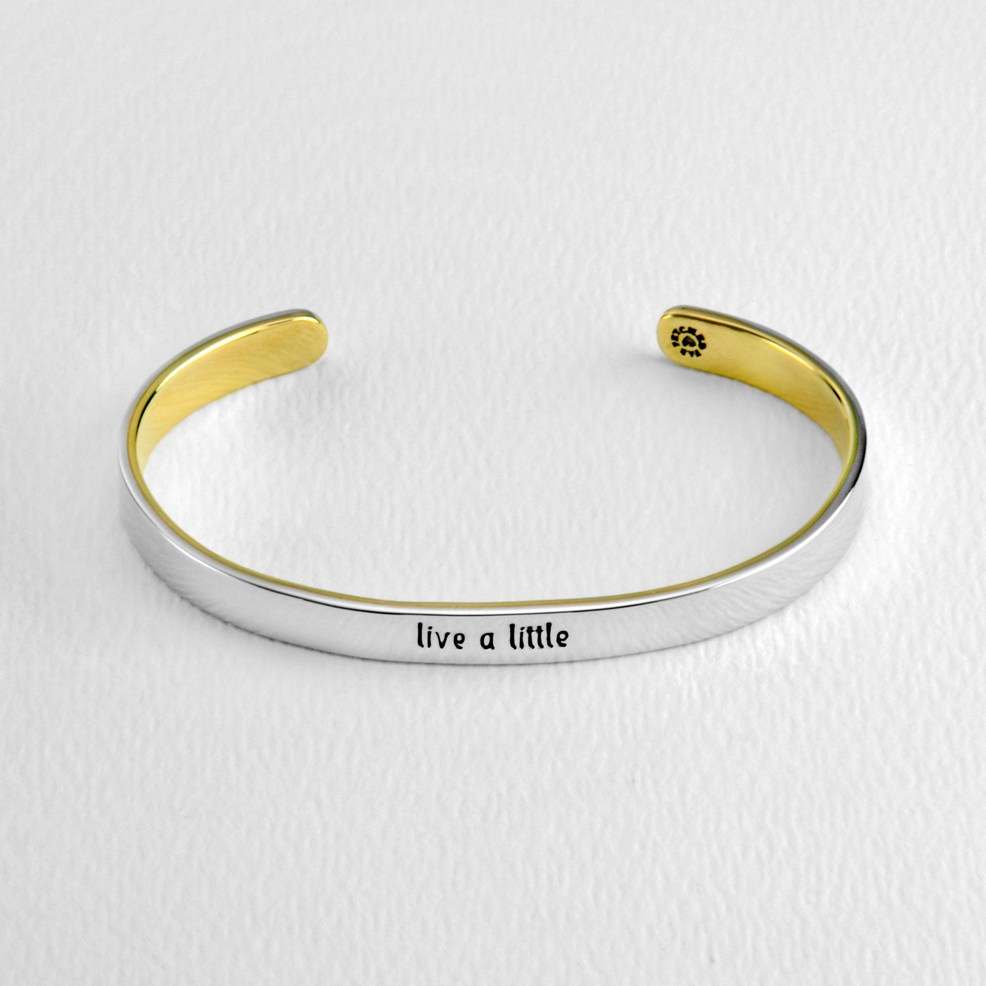 Live A Little 4.5mm Mixed Metals Cuff Bracelet